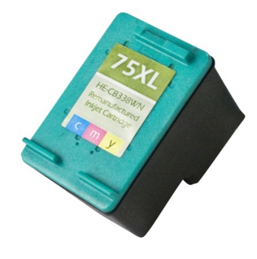 Picture of Compatible CB338WN (HP 75) High Yield Tri-Color Inkjet Cartridge (520 Yield)