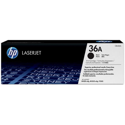 Picture of HP CB436A (HP 36A) Black Toner Cartridge (2000 Yield)