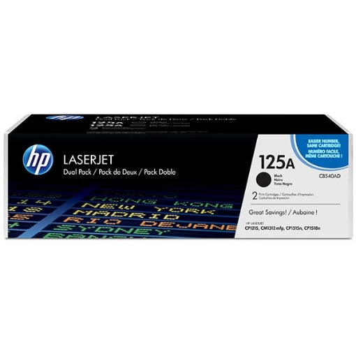 Picture of HP CB540AD (HP 125A) Colorsphere Print Cartridge (2,200 x 2)