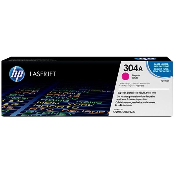 Picture of HP CC533AG (HP 304A) Magenta ColorSphere Print Cartridge (2800 Yield)