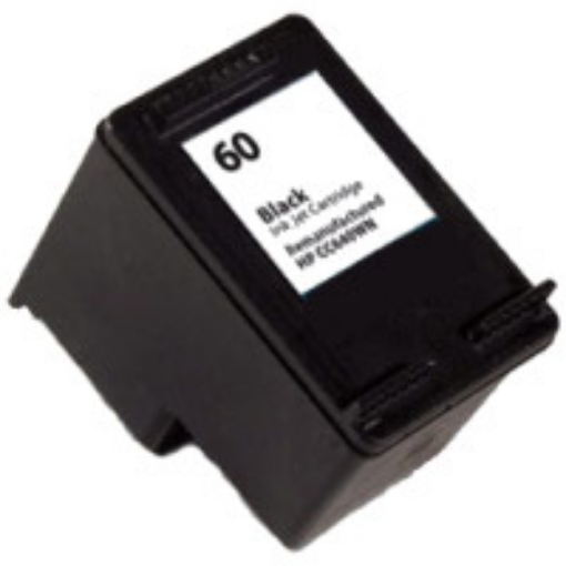 Picture of Compatible CC640WN (HP 60) Black Inkjet Cartridge (200 Yield)