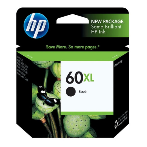 Picture of HP CC641WN (HP 60XL) High Yield Black Inkjet Cartridge (600 Yield)