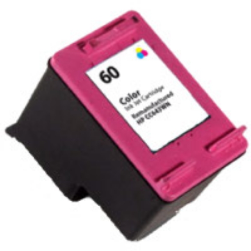 Picture of Compatible CC643WN (HP 60) High Yield Tri-color Inkjet Cartridge (825 Yield)