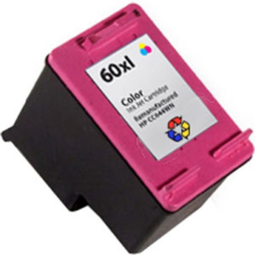 Picture of Compatible CC644WN (HP 60) High Yield Tri-Color Inkjet Cartridge (450 Yield)