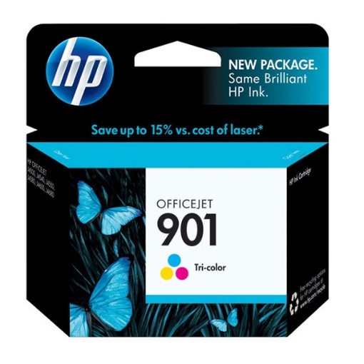 Picture of HP CC656AN (HP 901) Tri-Color Inkjet Cartridge (360 Yield)