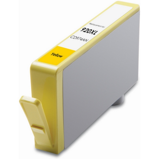 Picture of Compatible CD974AN (HP 920XL) High Yield Yellow Inkjet Cartridge (700 Yield)