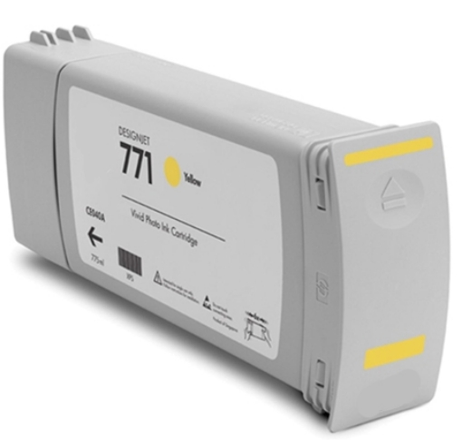 Picture of Compatible CE040A (HP 771) Yellow Ink Cartridge (775 ml)
