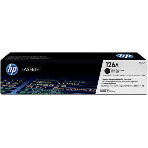 Picture of HP CE310A (HP 126A) Black Toner Cartridge (1200 Yield)