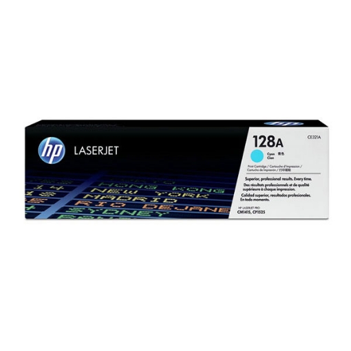 Picture of HP CE321A (HP 128A) Cyan Colorsphere Print Cartridge (1300 Yield)