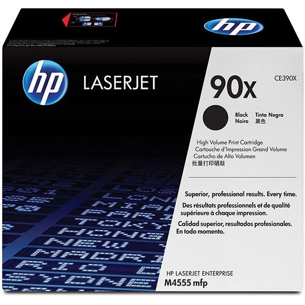 Picture of HP CE390X (HP 90X) High Yield Black Toner Cartridge (24000 Yield)