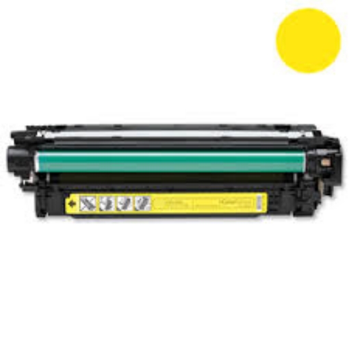 Picture of Compatible CE402A (HP 507A) Yellow Toner Cartridge (7000 Yield)