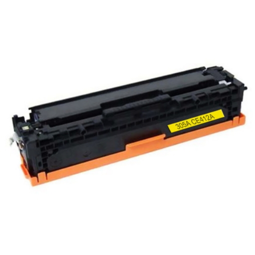 Picture of Compatible CE412A (HP 305A) Yellow Toner Cartridge (2600 Yield)