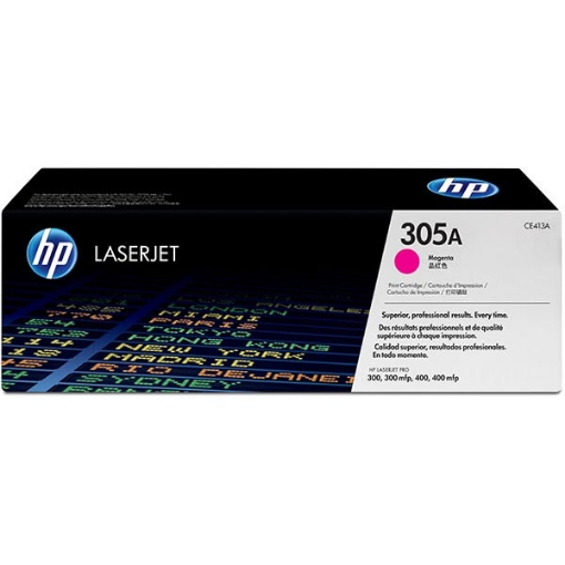 Picture of HP CE413AG (HP 305A) Magenta Toner Cartridge (2600 Yield)