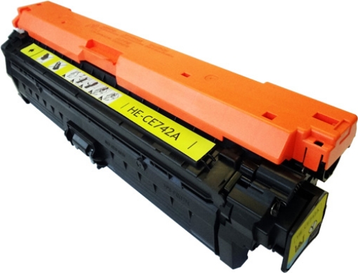 Picture of Compatible CE742A (HP 307A) Yellow Laser Toner Cartridge (7300 Yield)