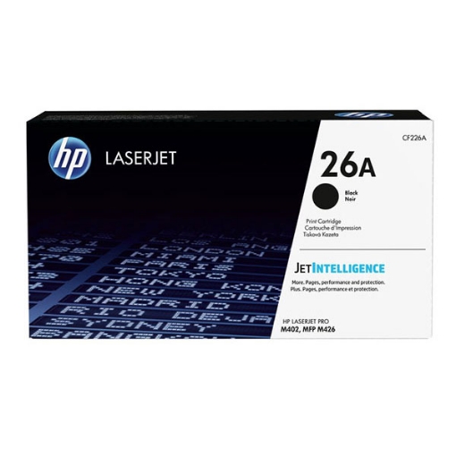 Picture of HP CF226A (HP 26A) Black Toner Cartridge (3100 Yield)