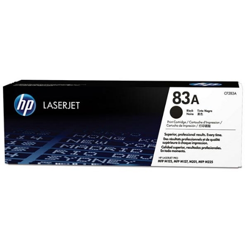 Picture of HP CF283A (HP 83A) Black Toner Cartridge (1500 Yield)