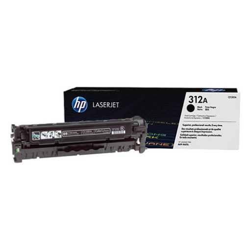 Picture of HP CF380A (HP 312A) Black Toner Cartridge (3500 Yield)