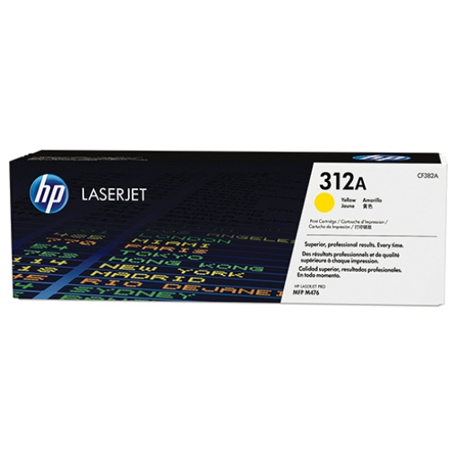 Picture of HP CF382A (HP 312A) Yellow Toner Cartridge (2700 Yield)