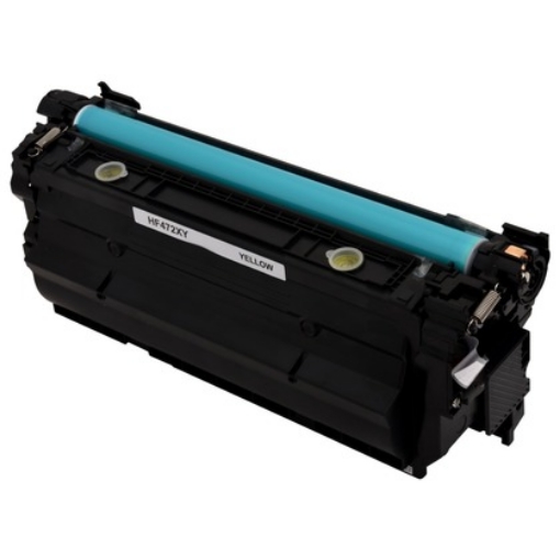 Picture of Compatible CF472X (HP 657X) High Yield Yellow Toner Cartridge (23000 Yield)