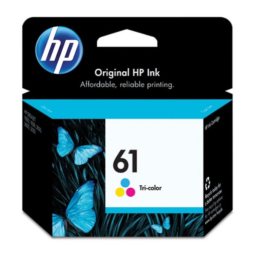 Picture of HP CH562WN (HP 61) Tri-Color Ink Cartridge (165 Yield)
