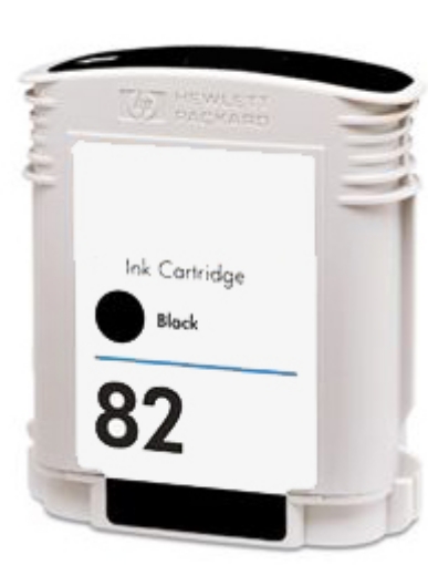 Picture of Compatible CH565A (HP 82) Black Inkjet Cartridge (69 Yield)
