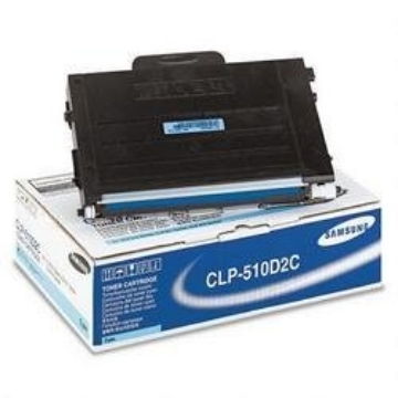 Show details for Samsung CLP-510D2C Cyan Laser Toner Cartridge Picture of Samsung CLP-510D2C Cyan Laser Toner Cartridge