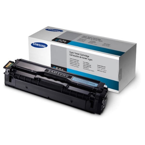 Picture of Samsung CLT-C504S Cyan Toner Cartridge (1800 Yield)
