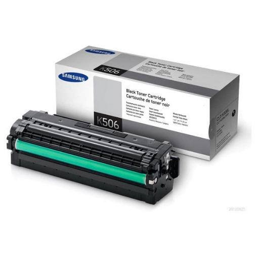 Picture of Samsung CLT-K506L High Yield Black Toner Cartridge (6000 Yield)