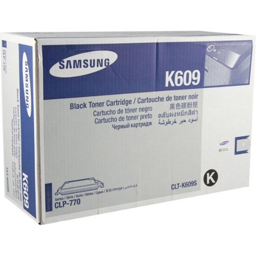 Picture of Samsung CLT-K609S Black Toner Cartridge (7000 Yield)
