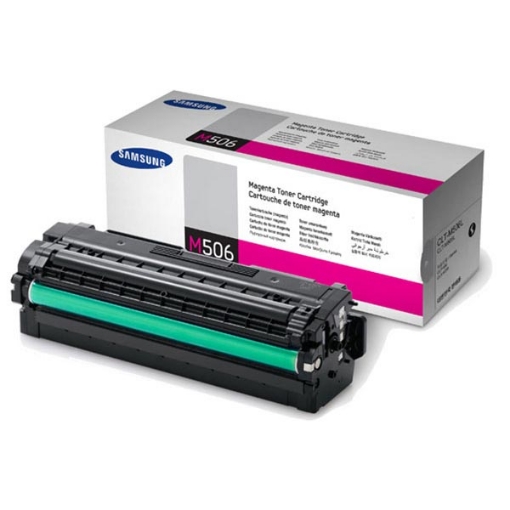 Picture of Samsung CLT-M506L High Yield Magenta Toner Cartridge (3500 Yield)
