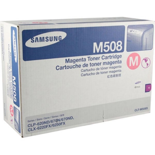 Picture of Samsung CLT-M508S Magenta Toner Cartridge (4000 Yield)