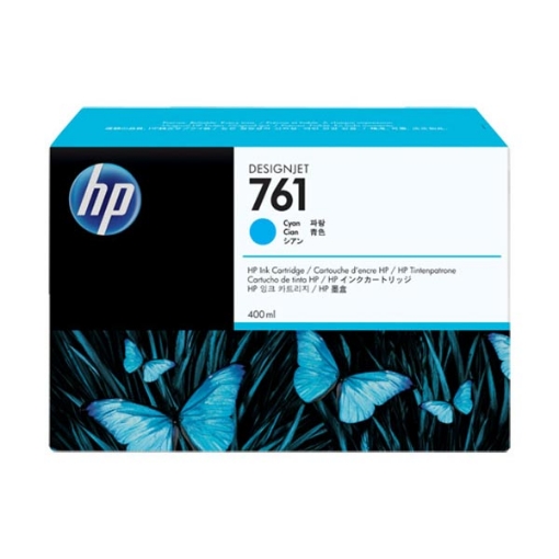 Picture of HP CM994A (HP 761) Cyan Ink Cartridge (400 ml)