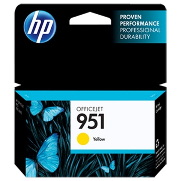 Show details for HP CN052AN (HP 950) Yellow Inkjet Cartridge (700 Yield) Picture of HP CN052AN (HP 950) Yellow Inkjet Cartridge (700 Yield)