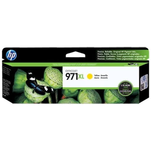 Picture of HP CN628AM (HP 971XL) High Yield Yellow Ink Cartridge (6600 Yield)