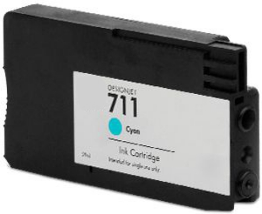 Picture of Compatible CZ130A (HP 711A) Cyan Inkjet Cartridge (150 ml)