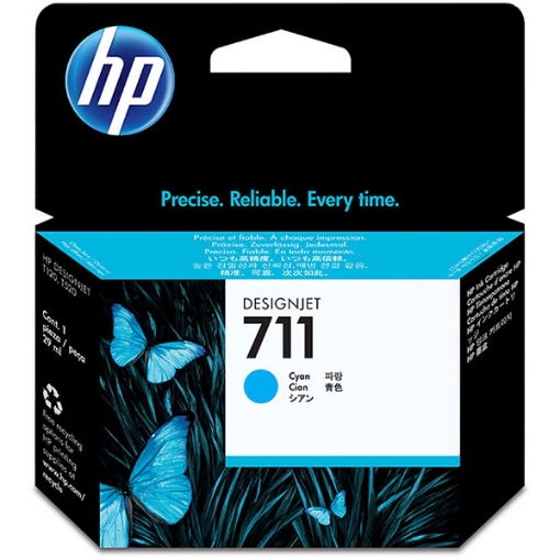 Picture of HP CZ130A (HP 711A) Cyan Inkjet Cartridge (150 ml)