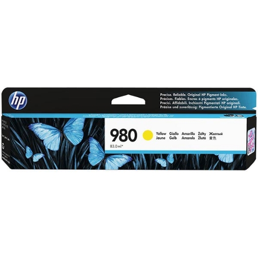 Picture of HP D8J09A (HP 980) Yellow Ink Cartridge (6600 Yield)