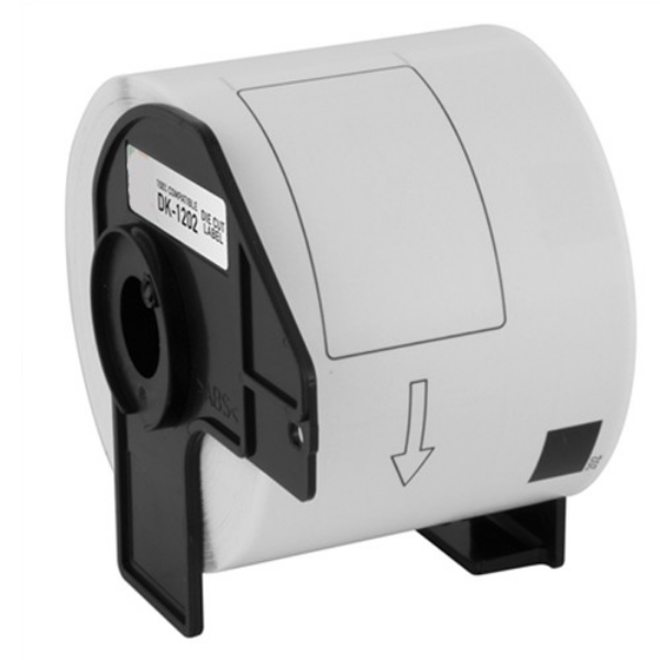 Picture of Compatible DK1202 N/A 2.4" x 3.9" / 62mm x 100mm Die-cut White Paper Shipping Labels (100' length)