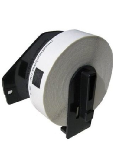 Picture of Compatible DK-2225 White 1.5'' x 100'/ 38mm x 30.4m Continuous Length Paper Tape (100' length)