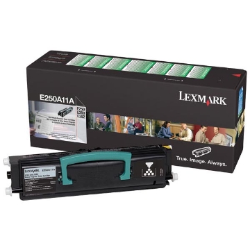 Show details for Lexmark E250A41 Black Toner Cartridge (3500 Yield) Picture of Lexmark E250A41 Black Toner Cartridge (3500 Yield)