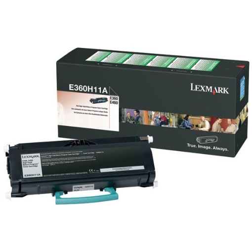 Picture of Lexmark E360H11A Extra High Yield Black Toner Cartridge (9000 Yield)