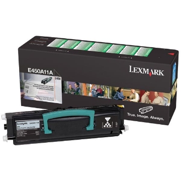 Show details for Lexmark E450A11A High Yield Black Toner Printer Cartridge Picture of Lexmark E450A11A High Yield Black Toner Printer Cartridge