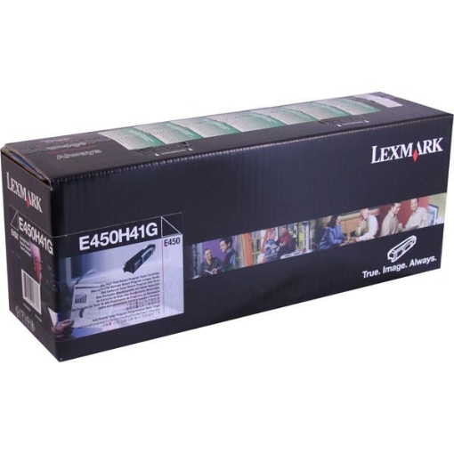 Picture of Lexmark E450H41 High Yield Black Toner Cartridge (11000 Yield)