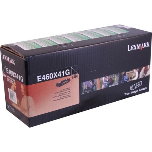 Picture of Lexmark E460X41 Extra High Yield Black Toner Cartridge (15000 Yield)
