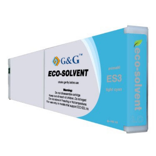 Picture of Compatible ES3 LC-440 Light Cyan Eco Solvent Ink (440 ml)