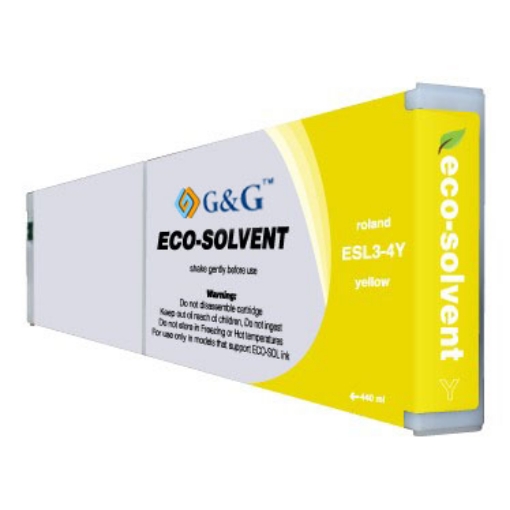 Picture of Compatible ESL3-4YE Yellow Eco Sol-Max Ink (440 ml)