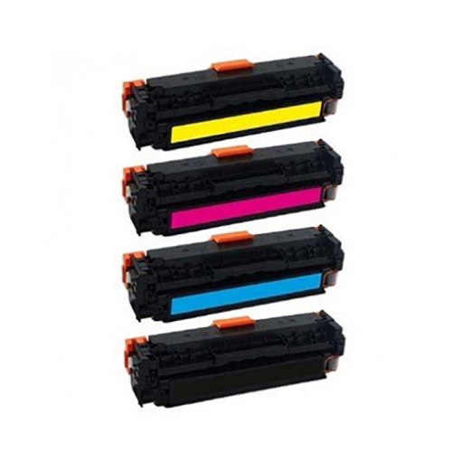 Picture of Bundled CF500X, CF501X, CF502X, CF503X (HP 202X) Black, Cyan, Magenta, Yellow Toner Cartridges