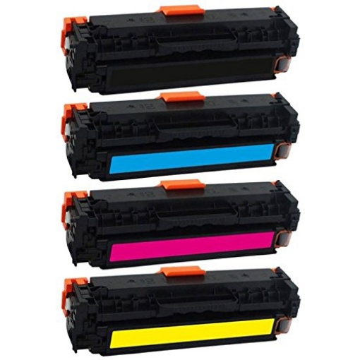 Picture of Bundled CF410X, CF411X, CF412X, CF413X (HP 410X) Black, Cyan, Magenta, Yellow Toner Cartridges