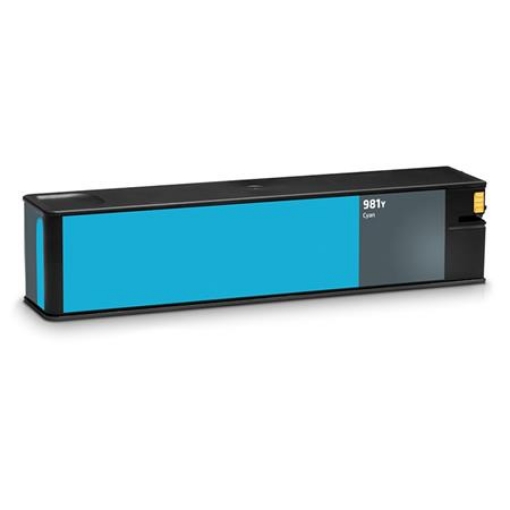 Picture of Compatible L0R13A (HP 981Y) Extra High Yield Cyan Pagewide Inkjet Cartridge (16000 Yield)