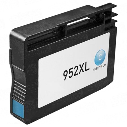 Picture of Compatible L0S61AN (HP 952XL) High Yield Cyan Inkjet Cartridge (1600 Yield)